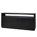 Richmond interiors DRESSOIR OAKURA 3-deuren (Black)