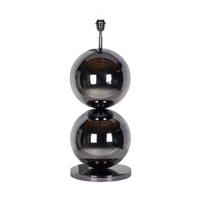 Richmond interiors TAFELLAMP BOBBIE zwart nickel (Black)