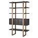 Richmond interiors WANDKAST CAM BON 4-deuren 4-planken (Dark coffee)