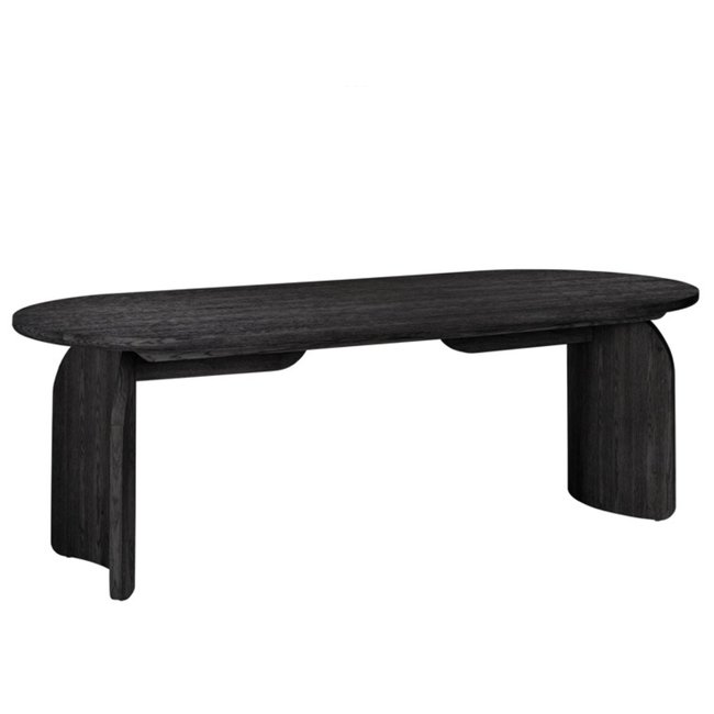 EETTAFEL FAIMONT black 235 Koffiebruin 235x100cm