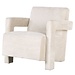 Richmond interiors FAUTEUIL DEVANTO white chenille