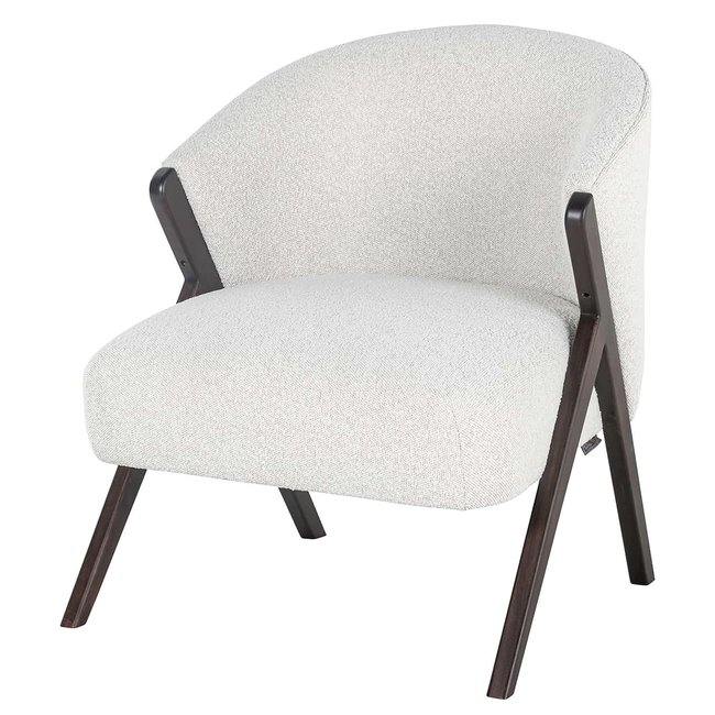 Richmond interiors FAUTEUIL MIA white bouclé (Copenhagen 900 Bouclé White)