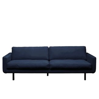 LifeStyle BANK GENUA 3-Zits Navy Blauw velvet