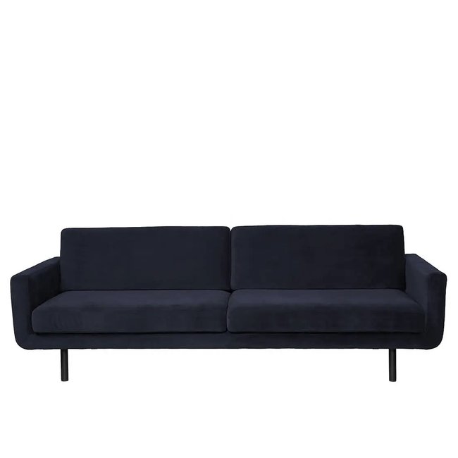 LifeStyle BANK GENUA 3-Zits Donker blauw Velvet