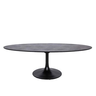 Richmond interiors EETTAFEL BLAX ovaal 250 (Black)