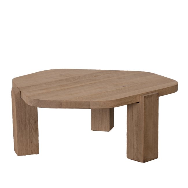 SALONTAFEL DENISON  Naturel eiken 80C77CM - Copy