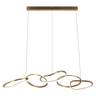 Richmond interiors HANGLAMP FLYN brushed gold 125CM