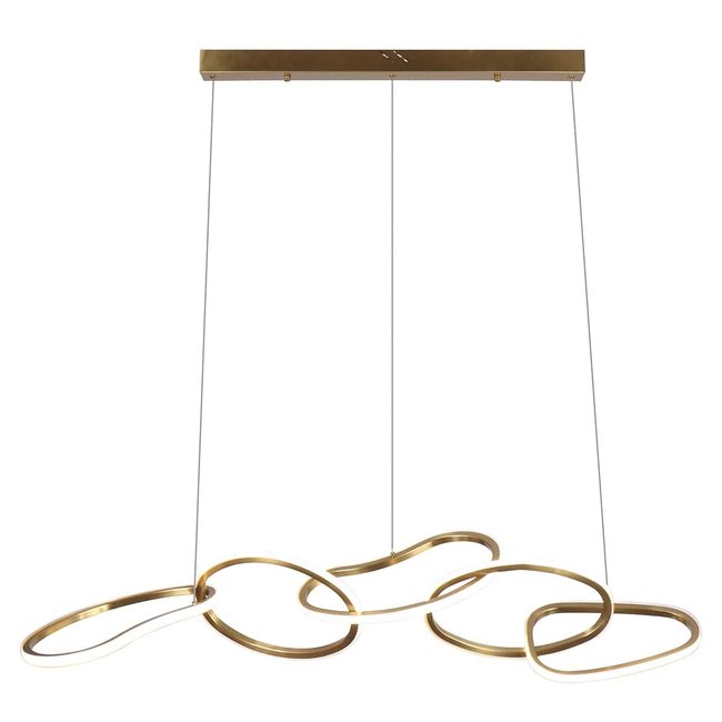 Richmond interiors HANGLAMP FLYN brushed gold 125CM