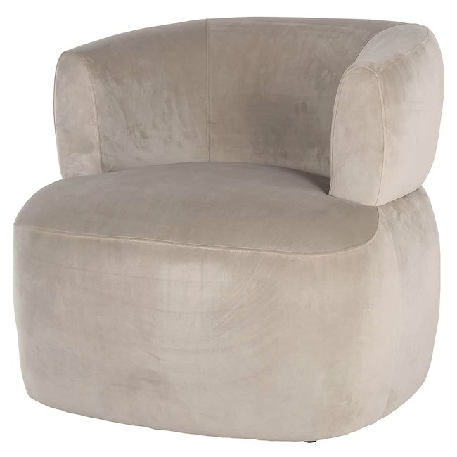 FAUTEUIL DONNA khaki velvet (Quartz Khaki 903)