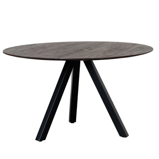 EETTAFEL ATLANTA walnoot bruin blad 130CM