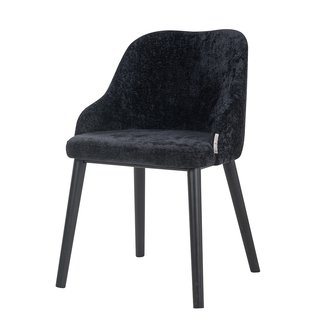 Richmond interiors STOEL TWIGGY black chenille / zachte stof