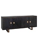 Richmond interiors DRESSOIR HUNTER 4-deuren (Black rustic)