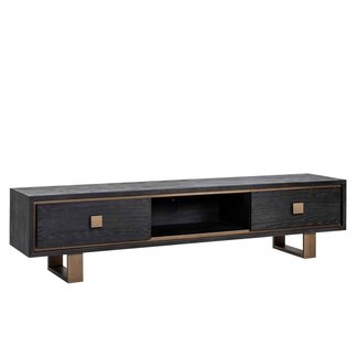 Richmond interiors TV-DRESSOIR HUNTER 2-laden (Black rustic)