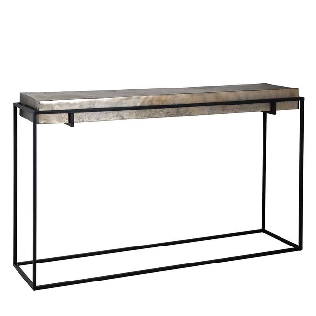 SALONTAFEL CALLOWAY champagne- goudkleur 123x68cm