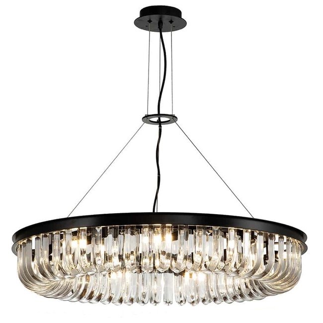 HANGLAMP ALEZ Zwart Cirkellamp rond 80CM