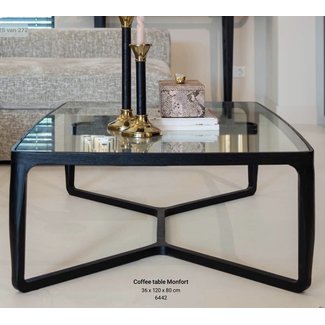 Richmond interiors SALONTAFEL MONFORT (Black) 120x80cm