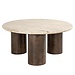 Richmond interiors SALONTAFEL DOUGLAS 90Ø travertine