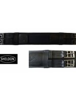 Sheldon Sheldon Padded Leather Dressage Girth with Elastic Centre