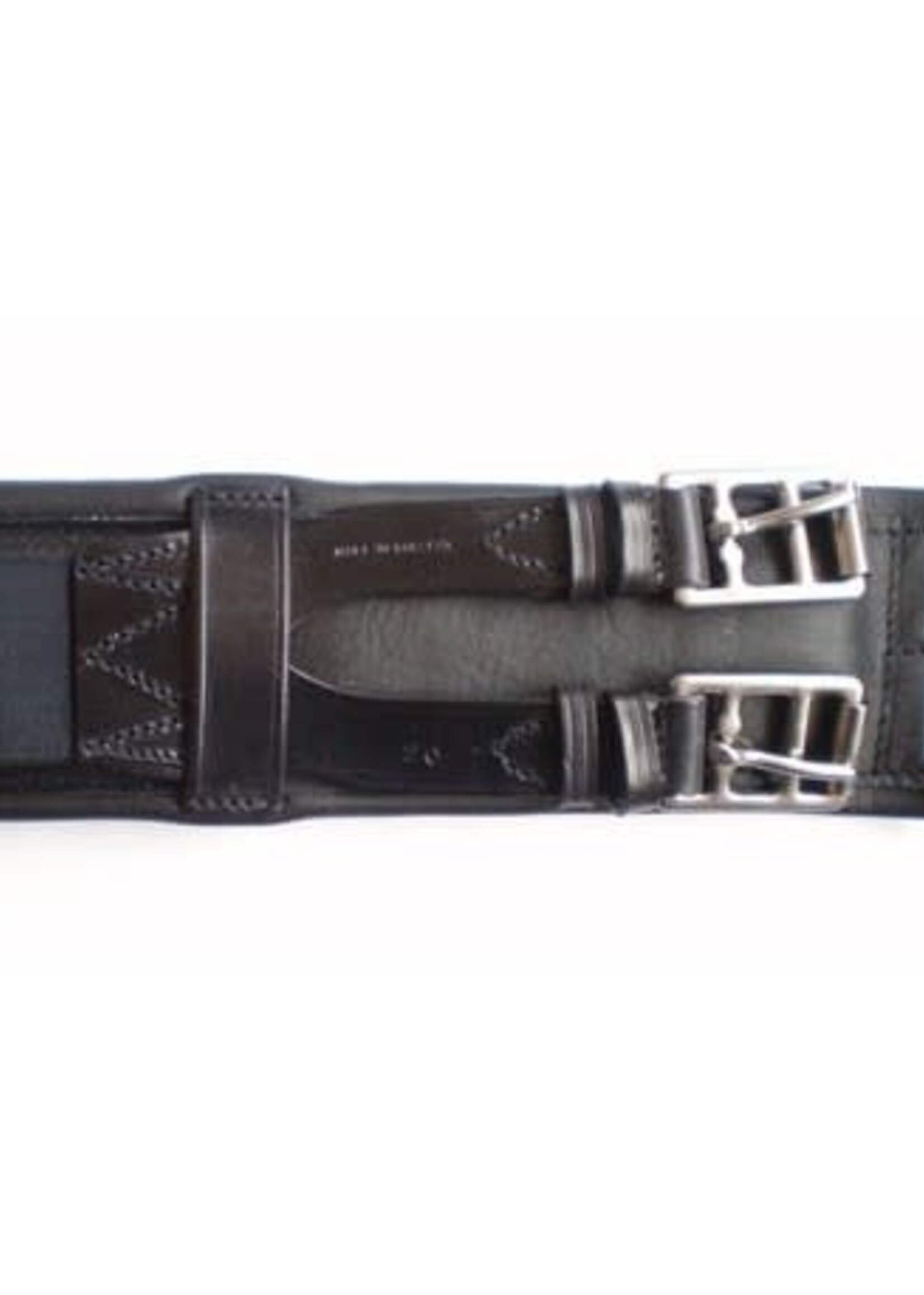 Sheldon Sheldon Padded Leather Dressage Girth with Elastic Centre