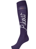 Pikeur Pikeur Knee Length Socks with Crystal Flag Design