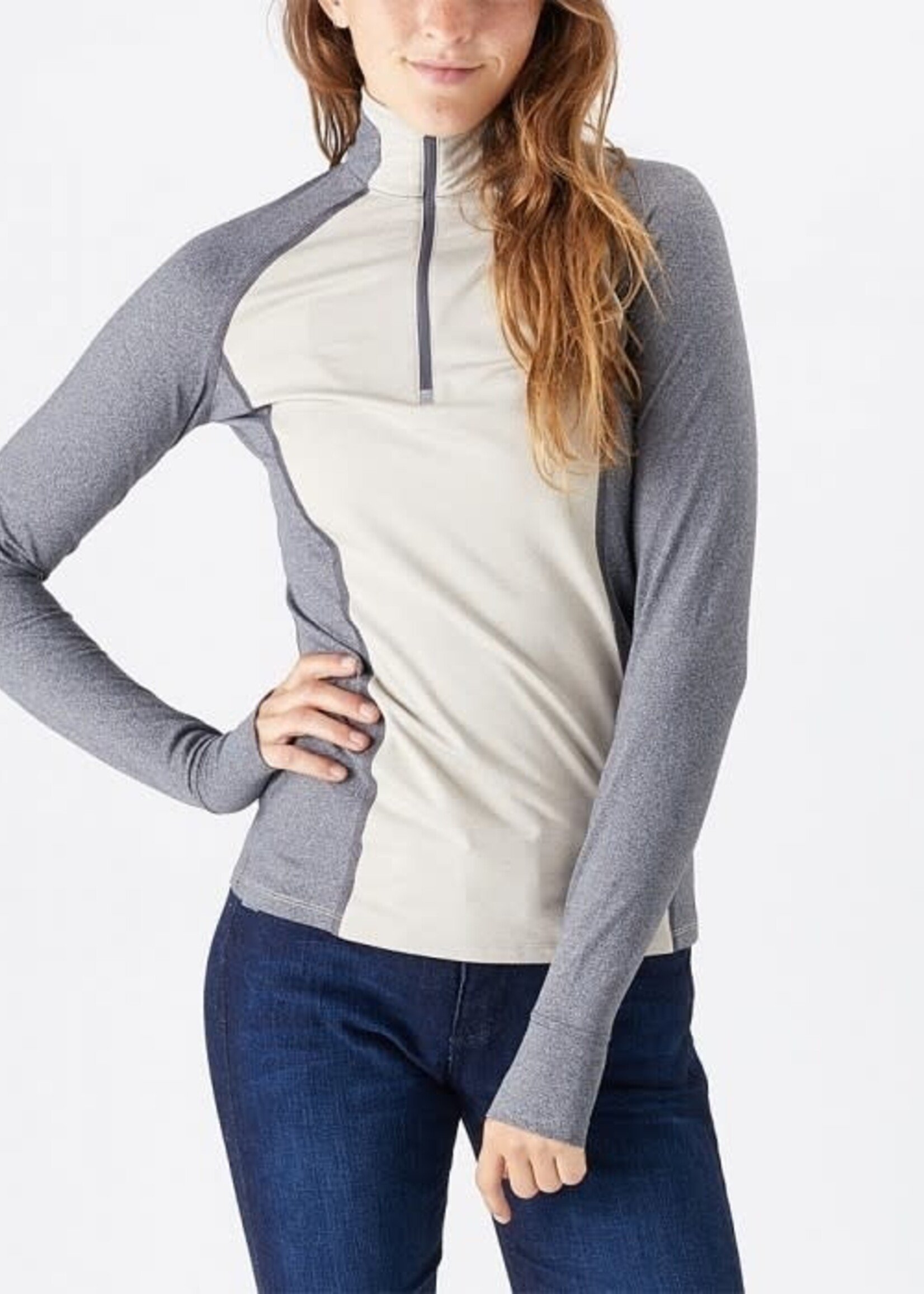 Noble Outfitters Noble Outfitters Athena Quarter Zip Womens Top