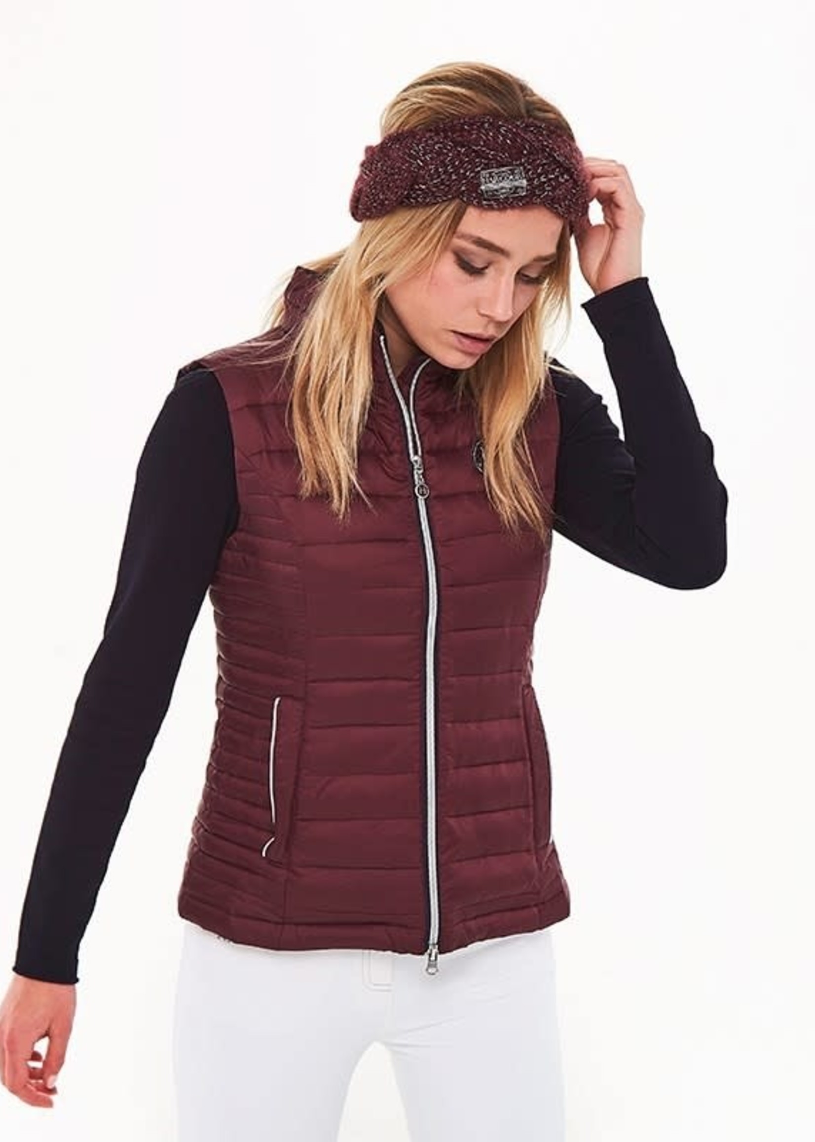 Harcour Harcour Rose Quilted Womens Gilet