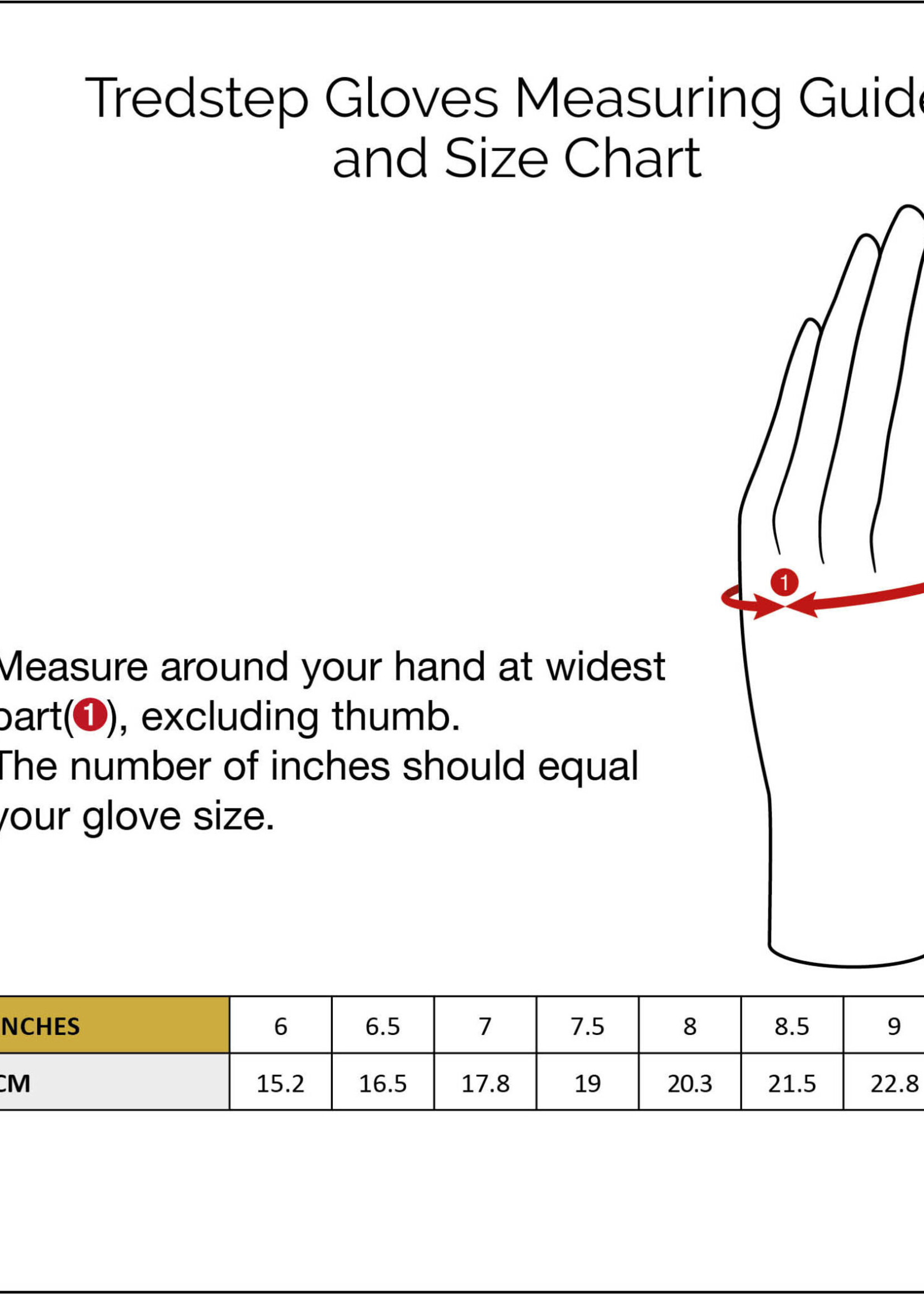 Tredstep Tredstep Eventer Black Gloves
