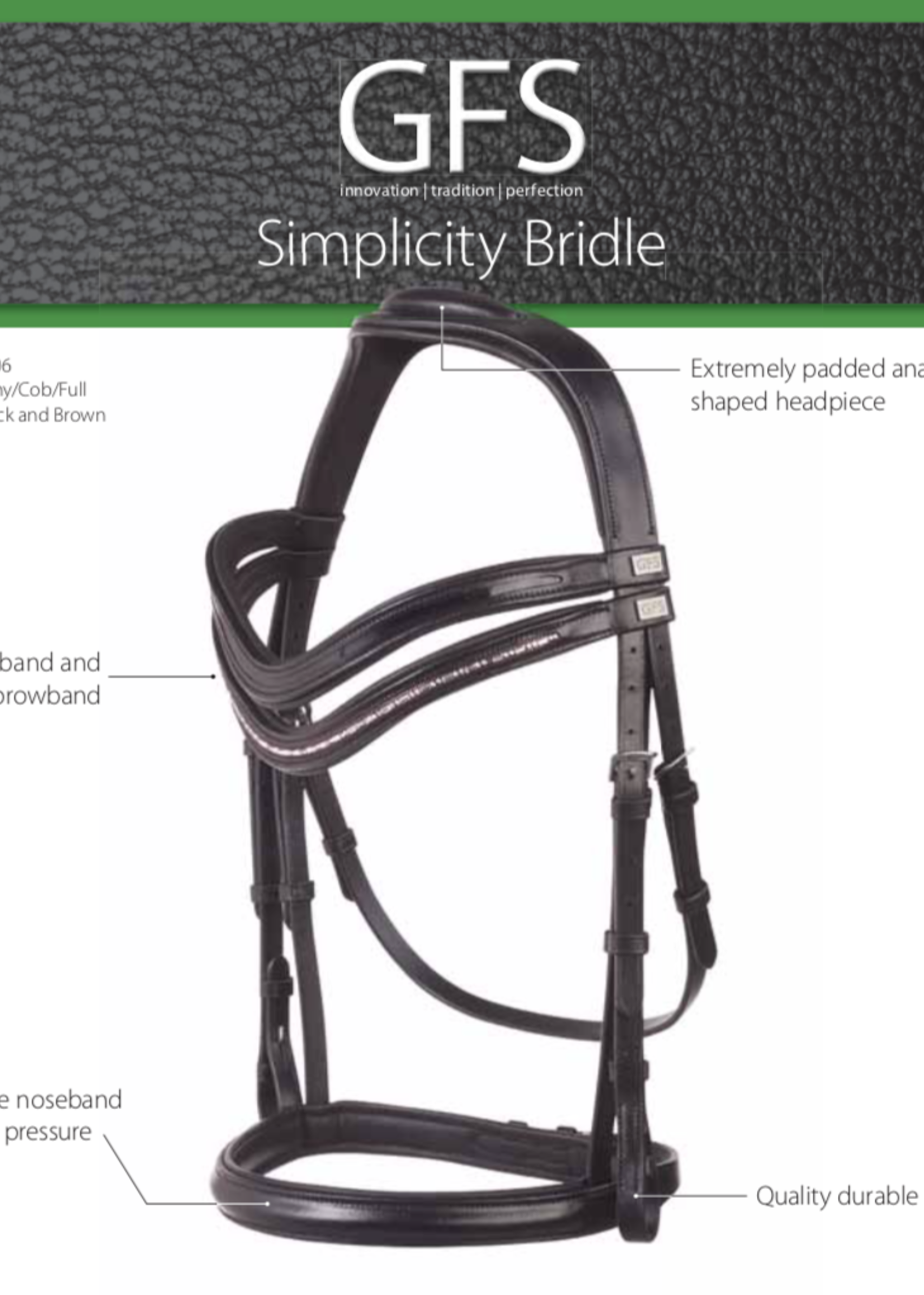 GFS GFS Simplicity Bridle