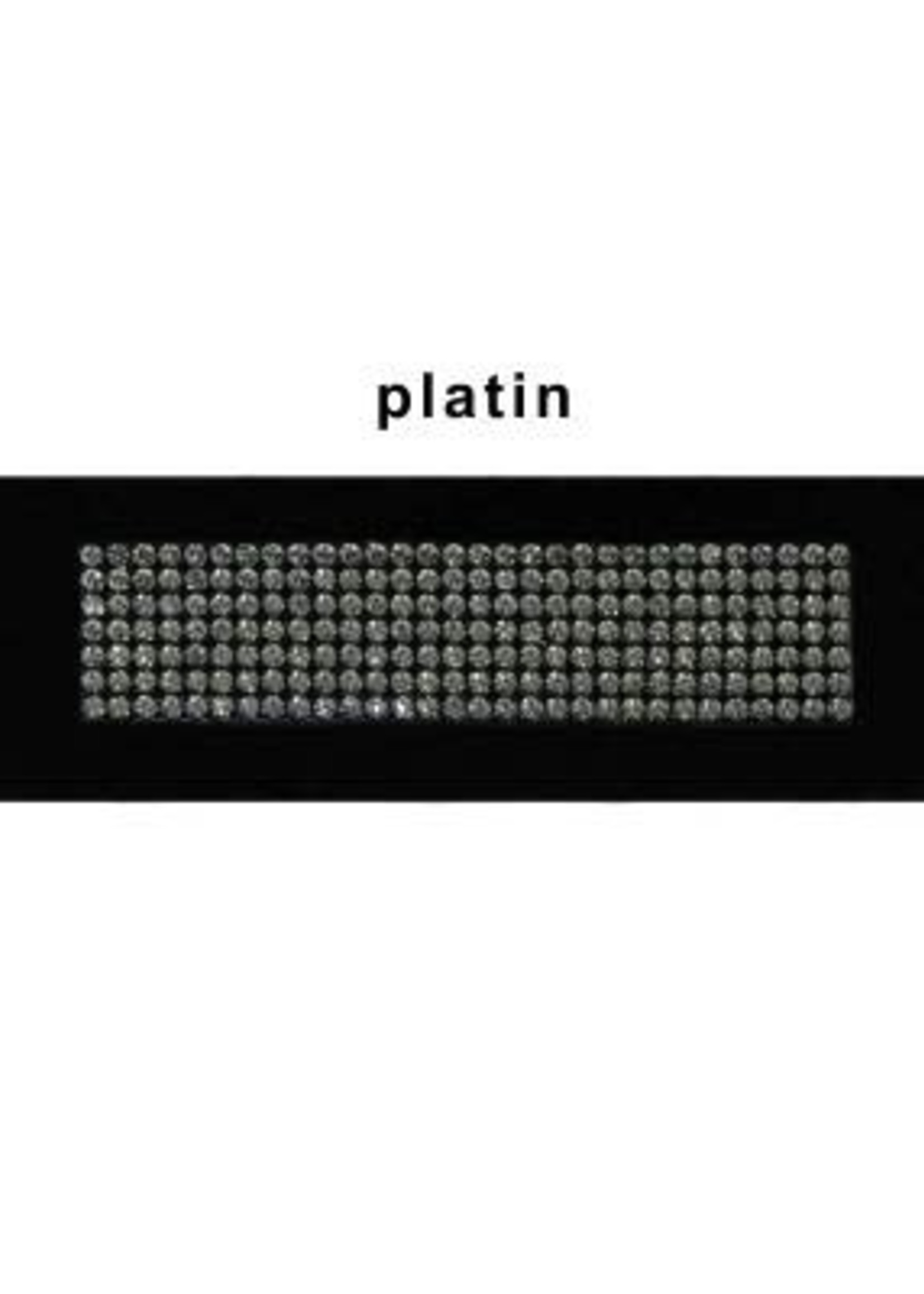 Otto Schumacher Otto Schumacher Curved Finest Browband with 7 Rows of Swarovski Crystals