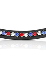 Judi Judi Famous Classic Red, White & Blue Browband