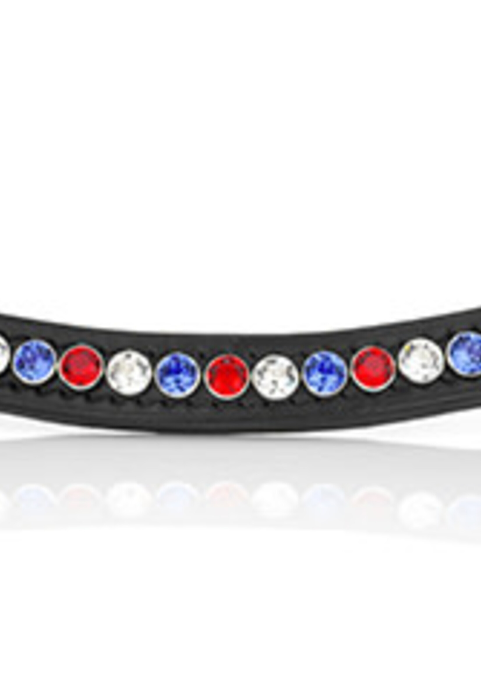 Judi Judi Famous Classic Red, White & Blue Browband