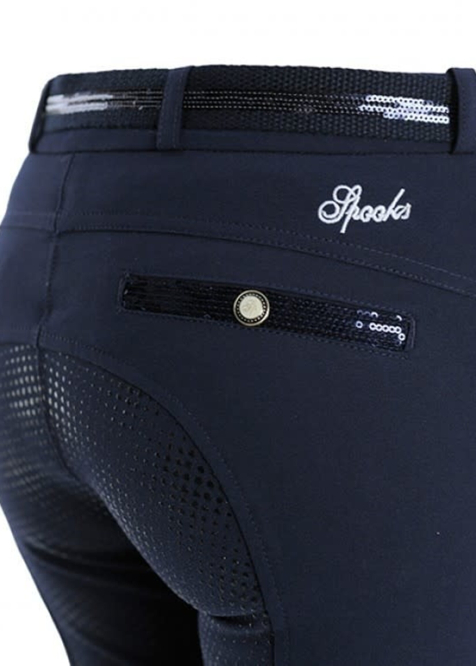 Spooks Spooks Ricarda Full Silicone Grip Sequin Womens Breeches
