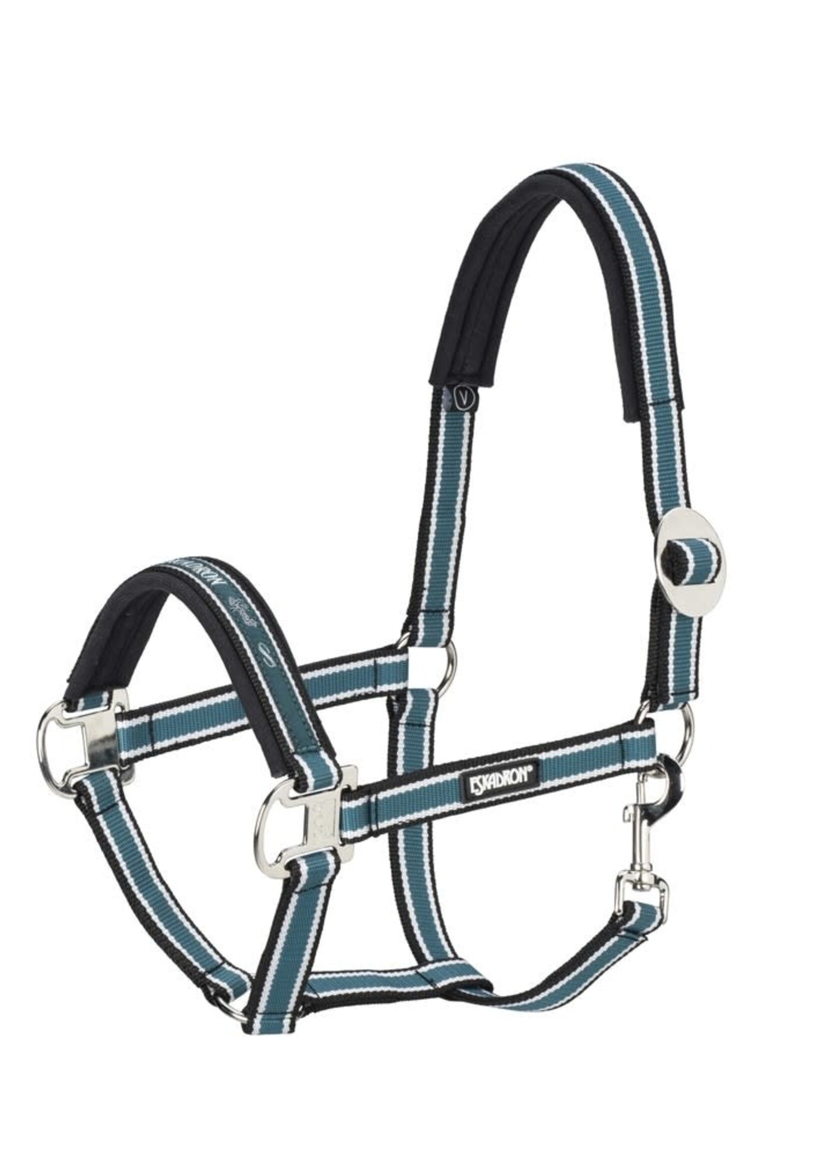 Eskadron Eskadron Classic Sport (Teal, Caviar, White) Headcollar & Lead Rope Set