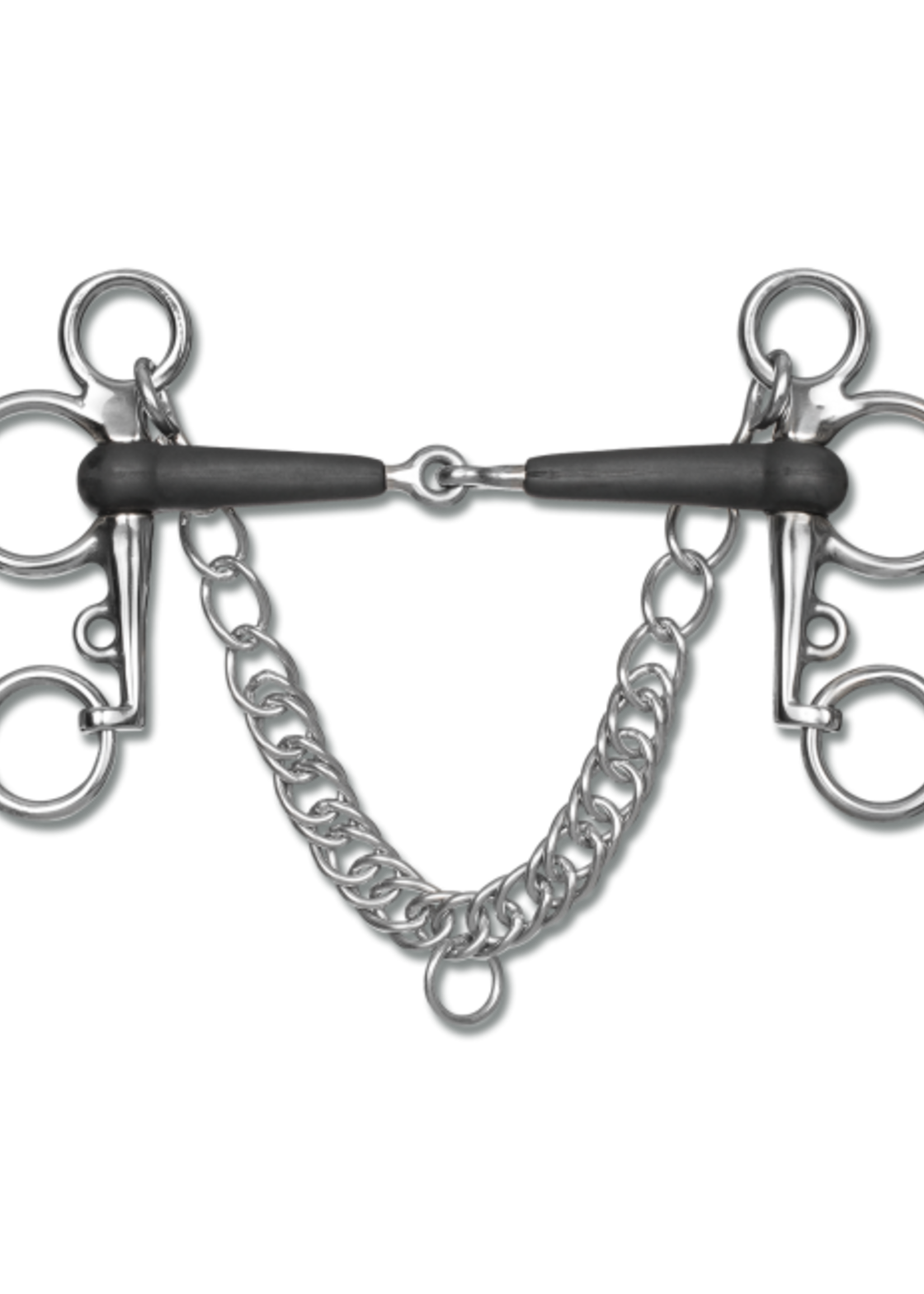 Waldhausen Waldhausen Rubber Pelham Jointed 14.5cm / 5 3/4"