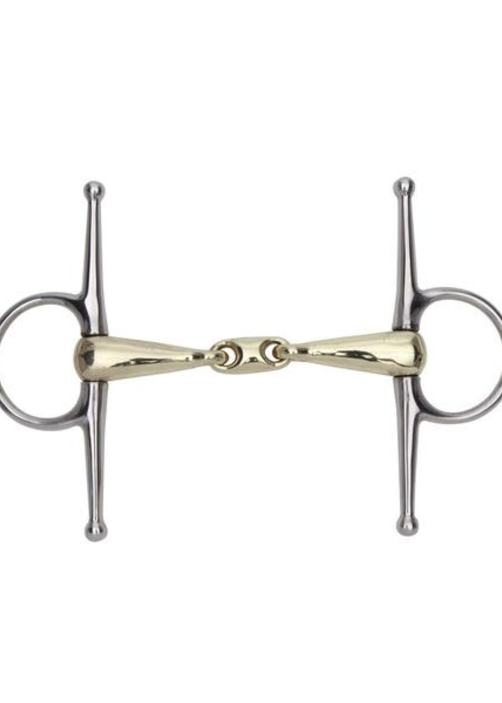 Shires Shires Full Cheek Lozenge 16mm Brass Snaffle