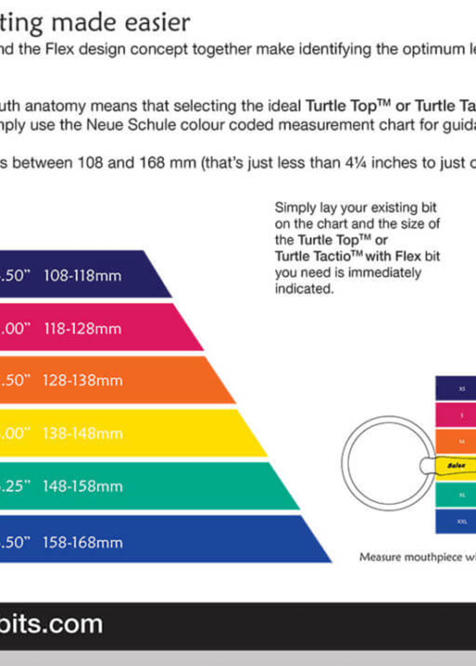 Neue Schule Neue Schule Loose Ring Turtle Top with Flex  16mm Snaffle