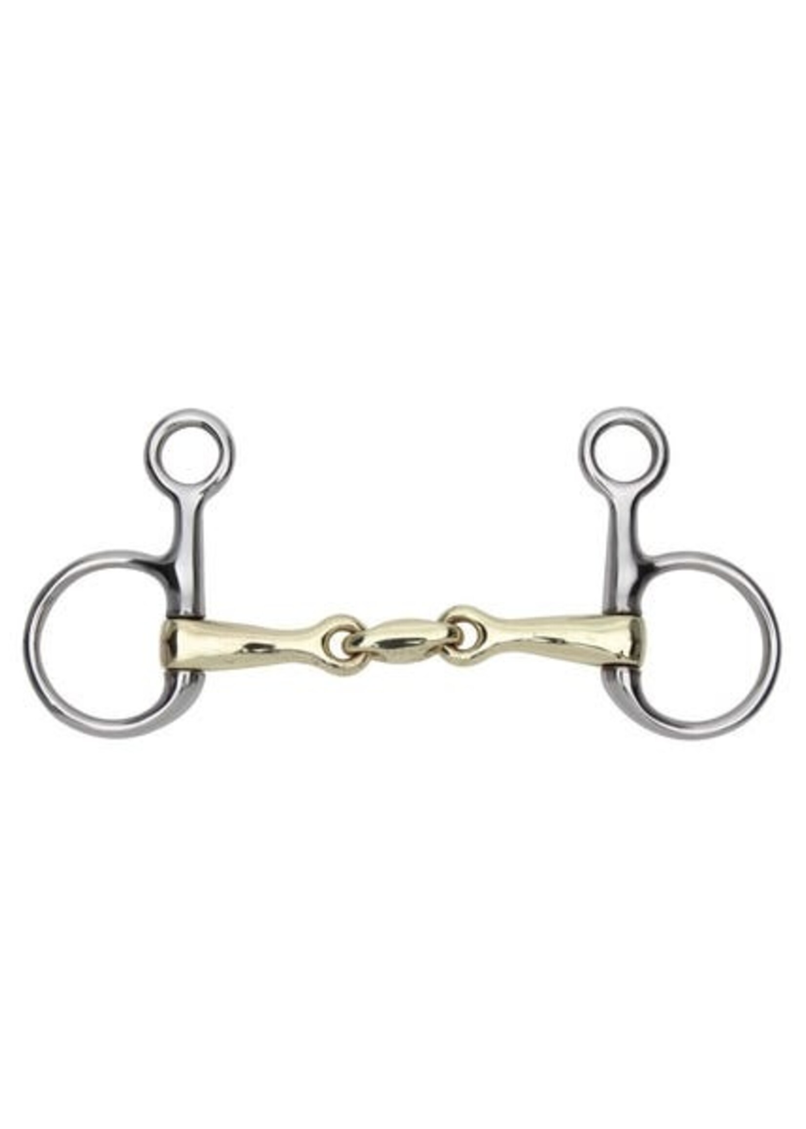 Shires Shires Hanging Cheek Lozenge Brass Snaffle