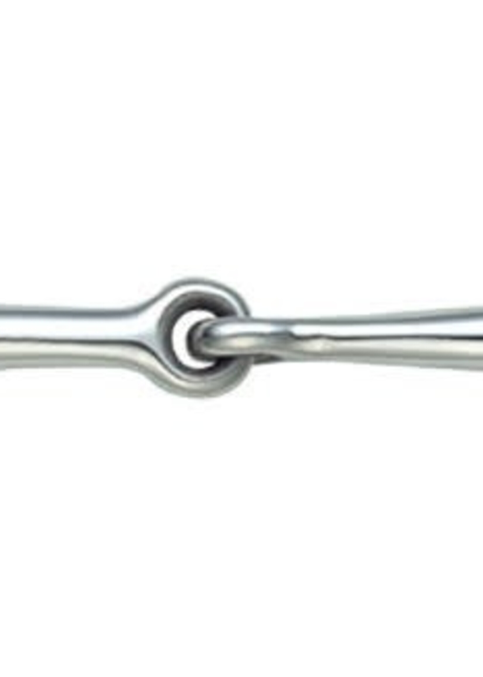 Shires Shires Flat Ring Eggbutt Jointed S/Steel Snaffle