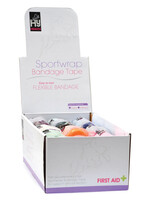 HY Equestrian HyHealth Sportwrap Cohesive Veterinary Bandage Assorted Colours  Box of 18