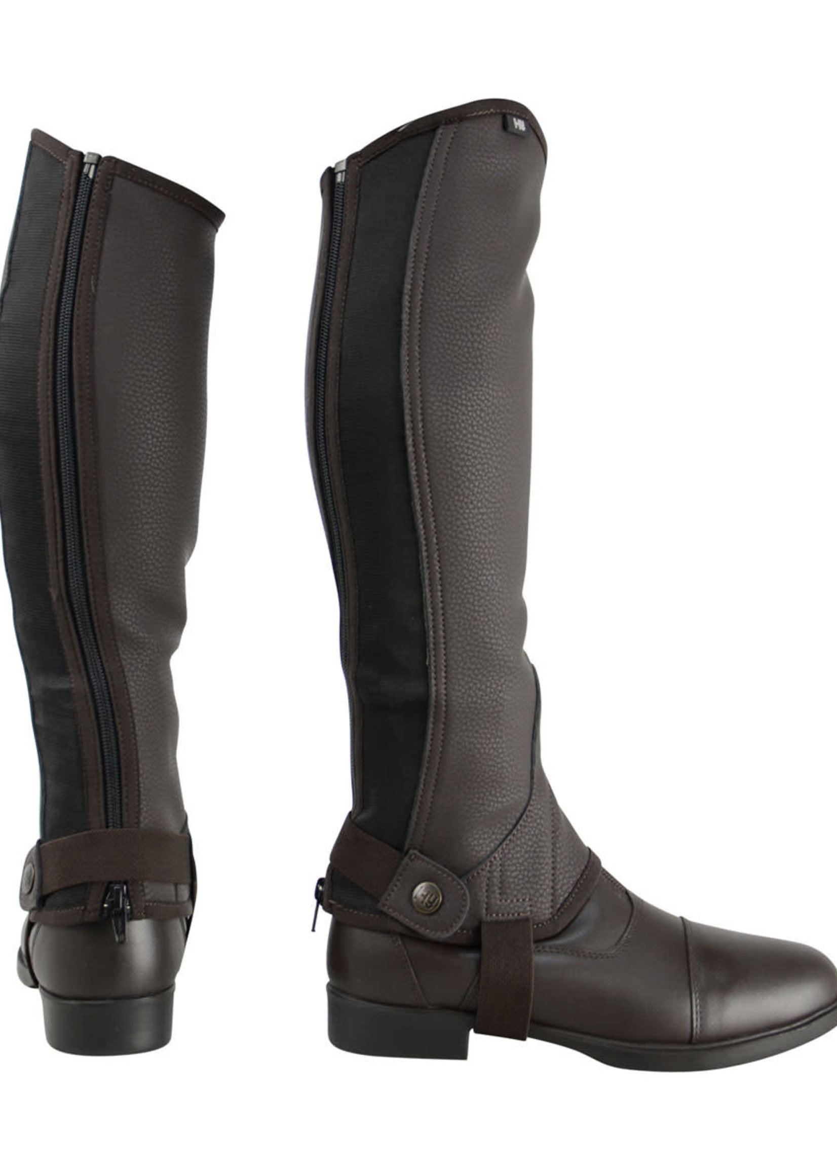 HY Equestrian Hyland Synthetic Combi Leather Chaps