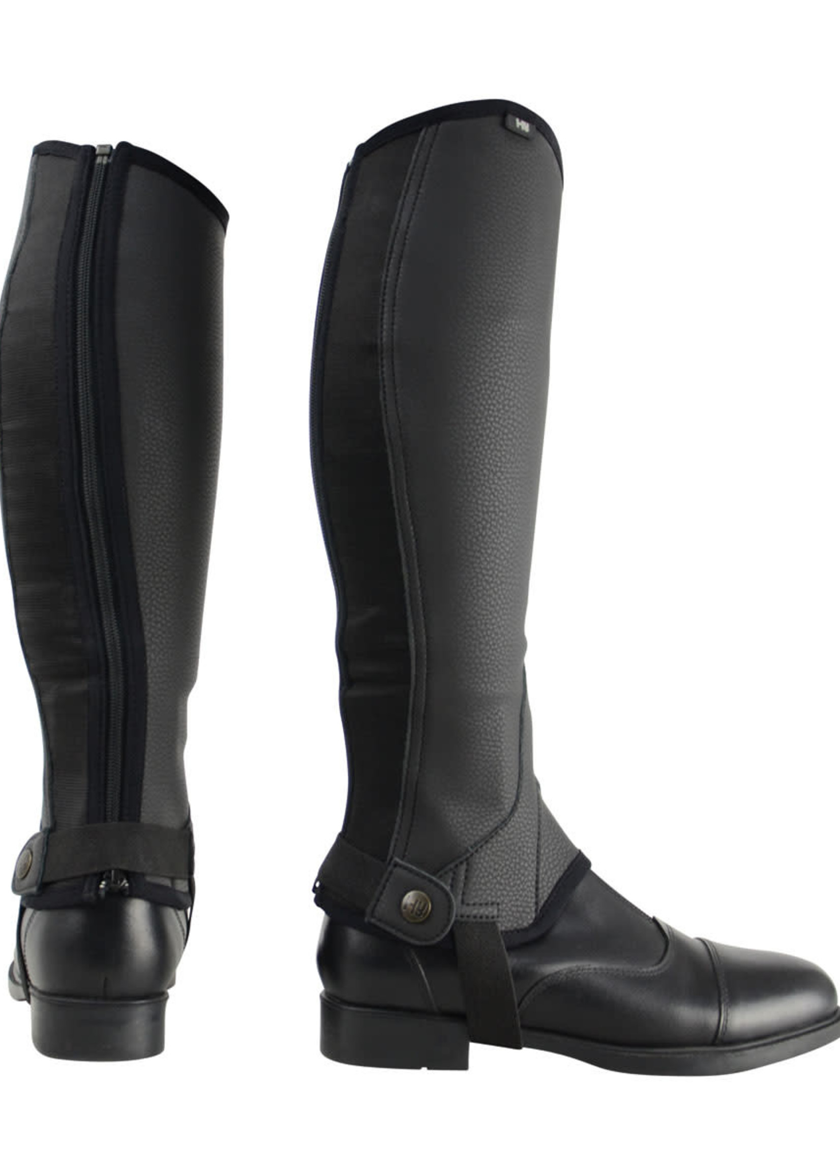 HY Equestrian Hyland Synthetic Combi Leather Chaps
