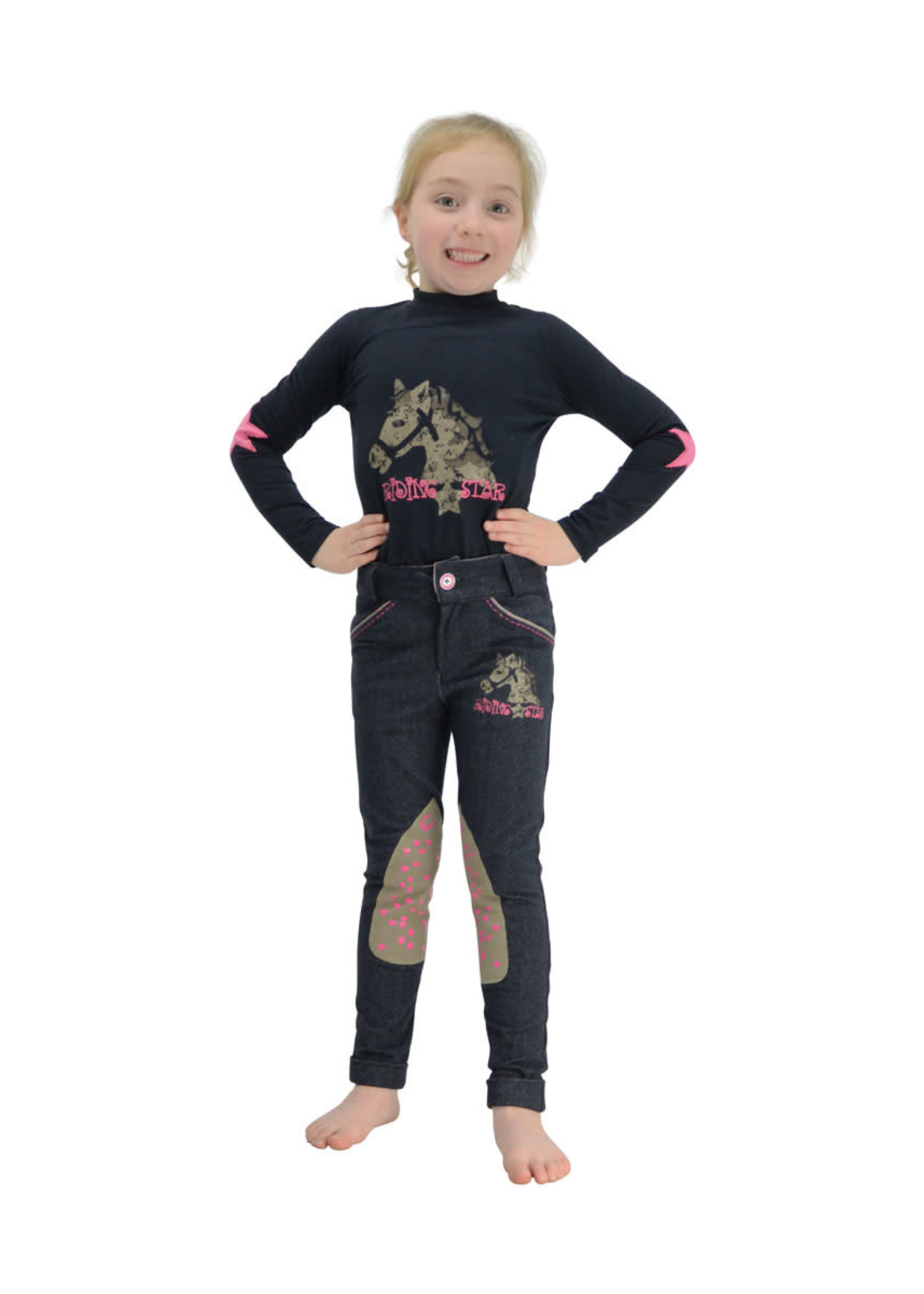 Little Rider Little Rider Riding Star Long Sleeved Top By Little Rider