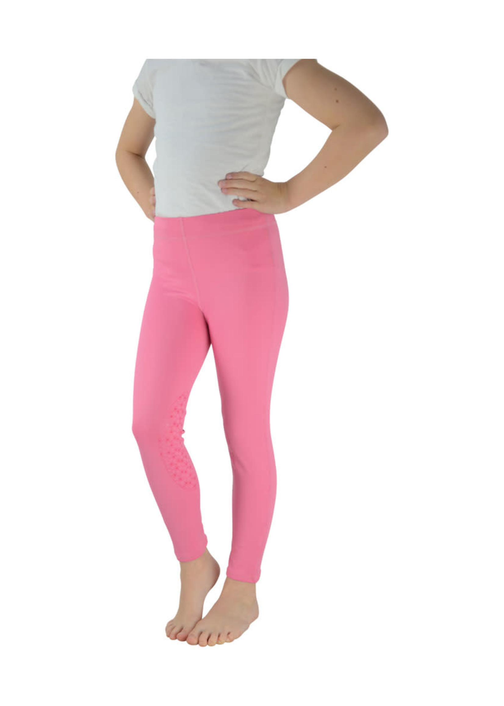 HY Equestrian Hyperformance Georgia Silicone Knee Childrens Riding Tights