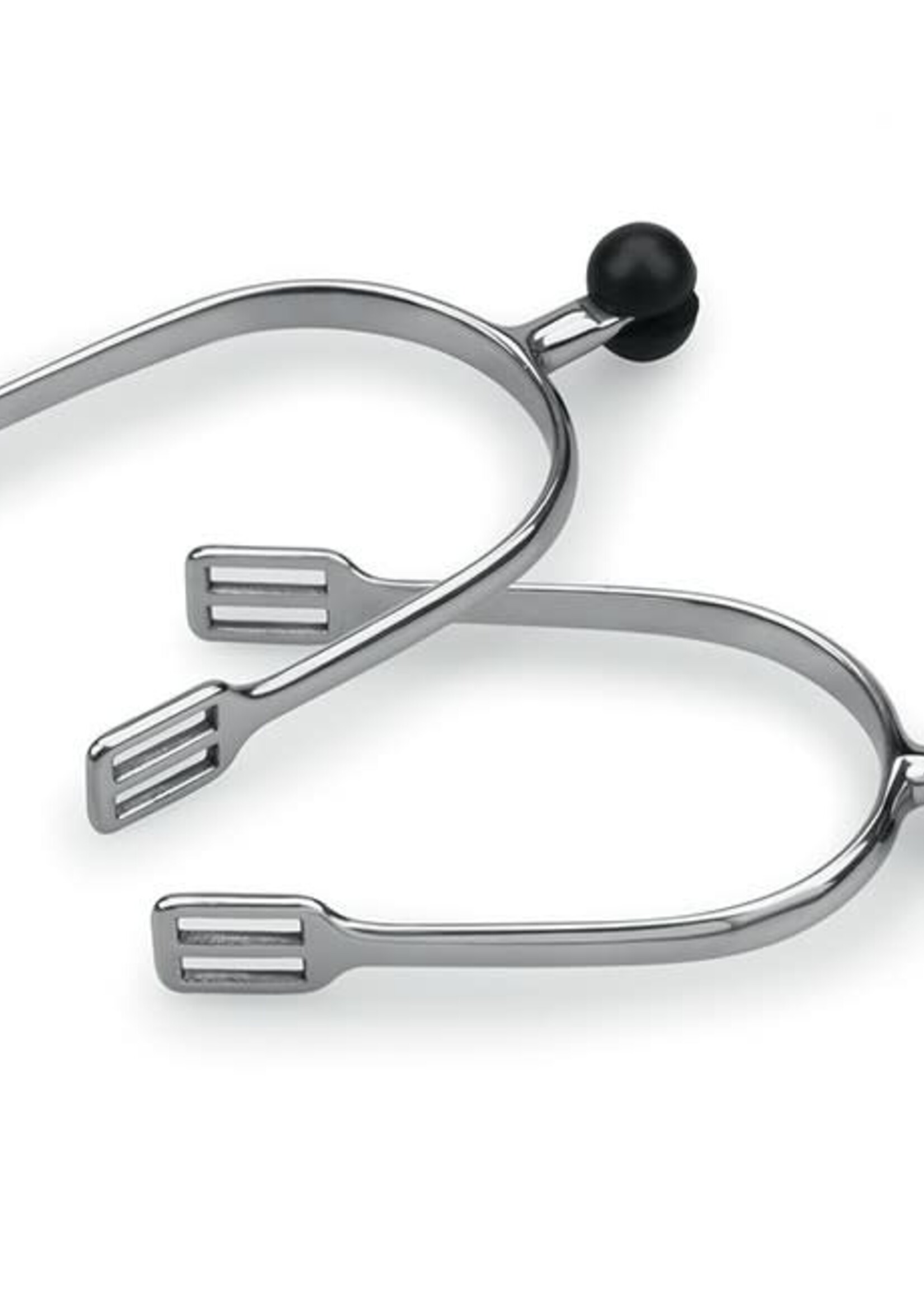 Shires Shires Plastic Roller Ball S/Steel Spurs