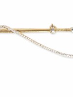 Shires Shires Stock Pin Gold Crop With Silver Thong