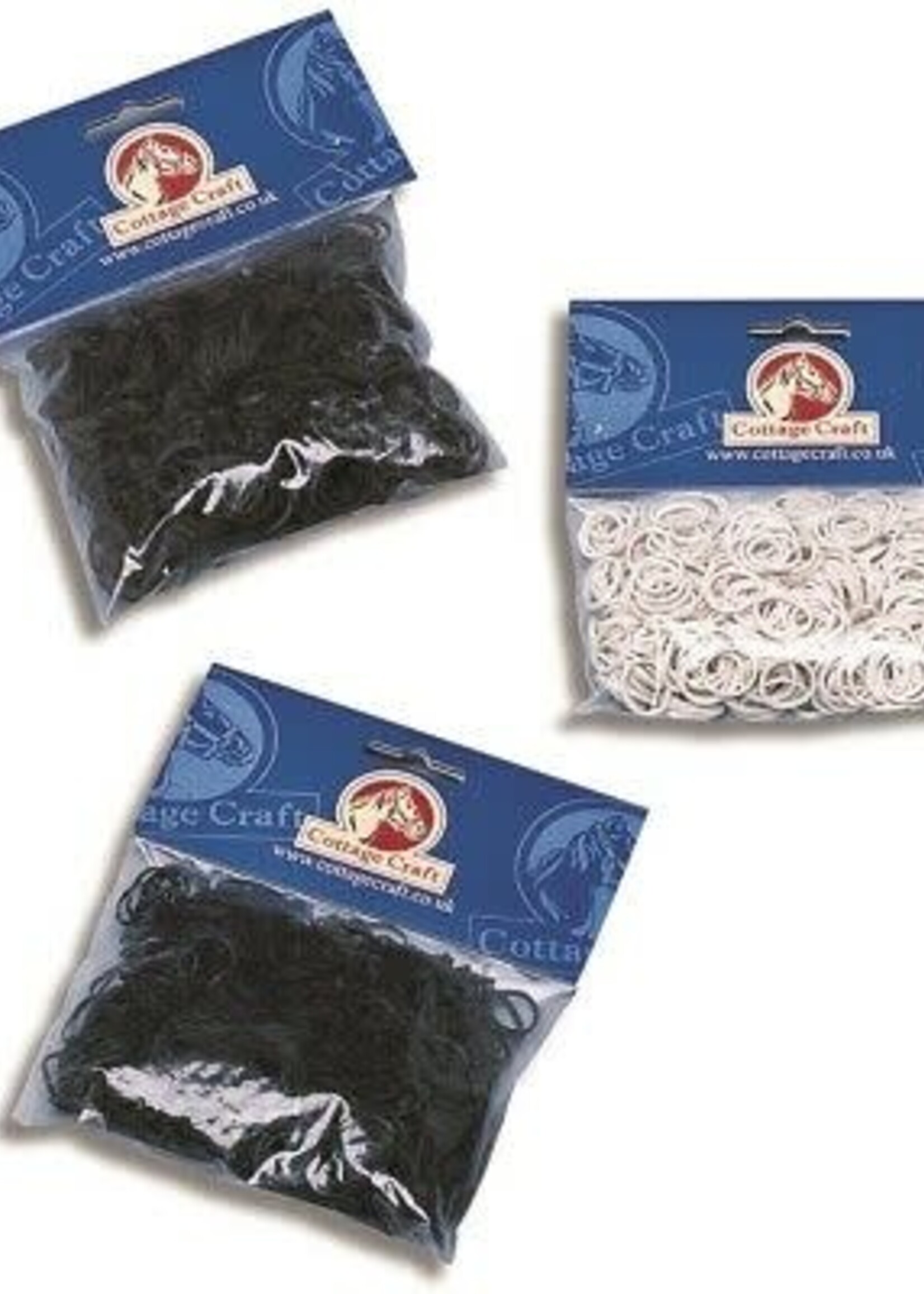 Cottage Craft Cottage Craft Plaiting Bands Rubber 500 Pack