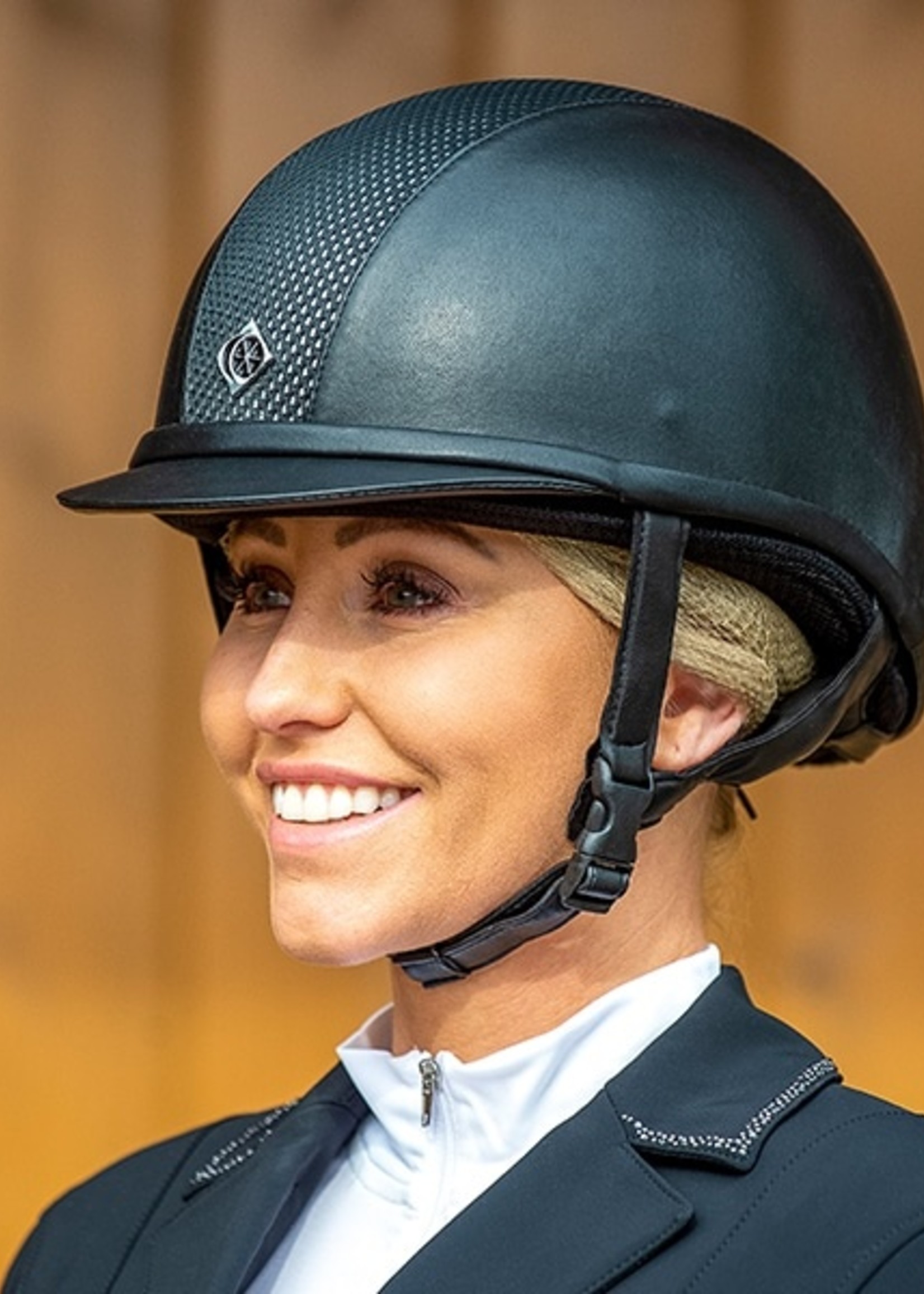 Charles Owen Charles Owen Leather Look Ayr8 Riding Hat