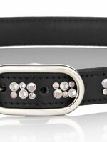 Judi Judi Paris Odessa Swarovski Crystal Belt Black Patent