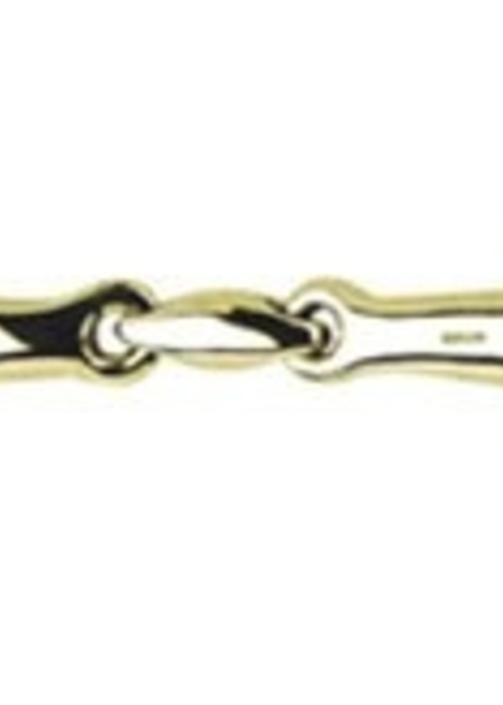 H S Sprenger Sprenger KK Training Snaffle Stainless Steel/Aurigan