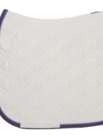 Eskadron Eskadron Brillant Jump VSS Saddle Pad Cream with Two Tone Purple Trim
